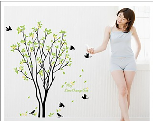 Decal Trang Trí Cây Xanh 2