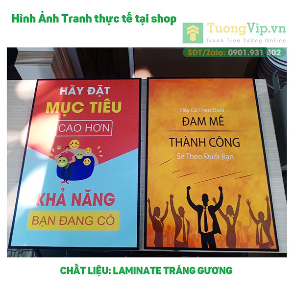 Hình Thực Tế Tranh Laminate