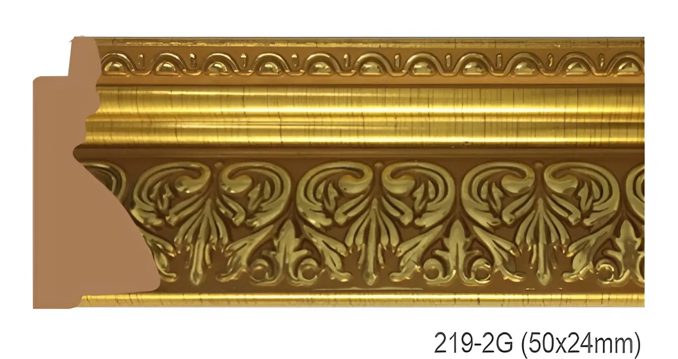 Phào - Nẹp Khung Tranh Hoa Văn Cổ Điển - 219-2G (50x24mm)