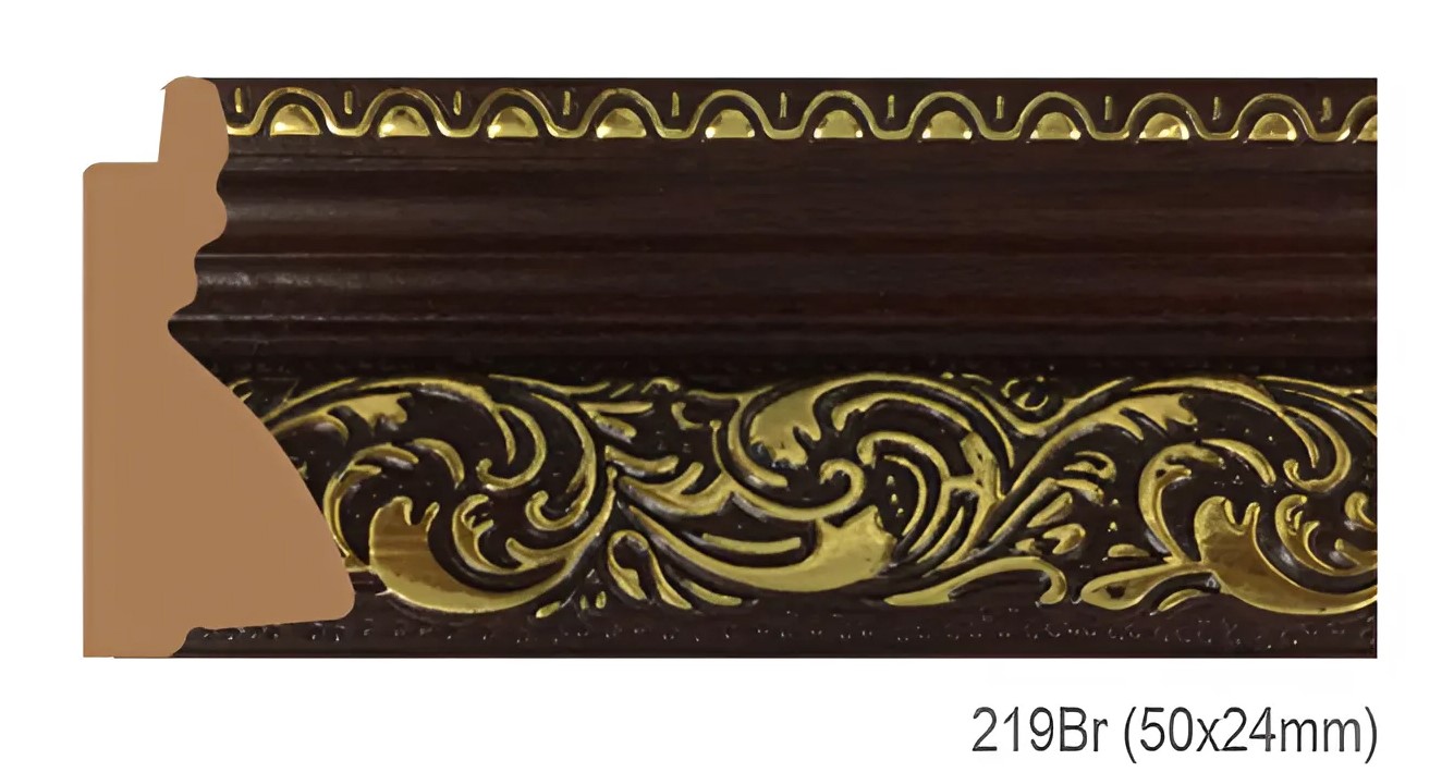 Phào - Nẹp Khung Tranh Hoa Văn Cổ Điển - 219Br (50x24mm)