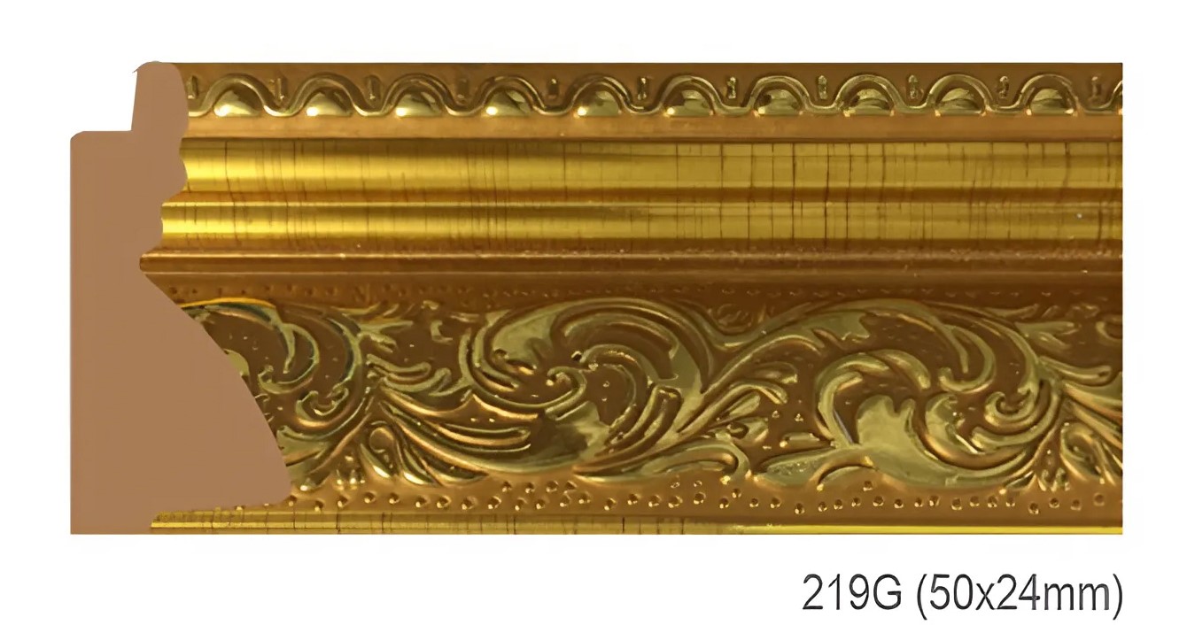 Phào - Nẹp Khung Tranh Hoa Văn Cổ Điển - 219G (50x24mm)