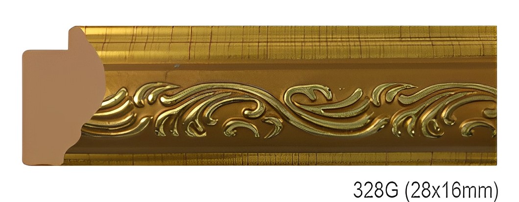 Phào - Nẹp Khung Tranh Hoa Văn Cổ Điển - 328G (28x16mm)