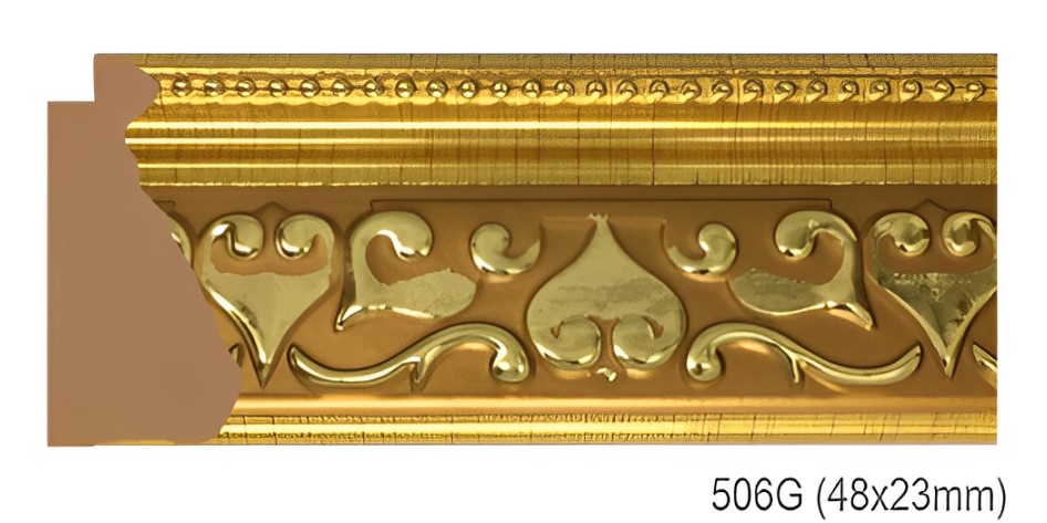 Phào - Nẹp Khung Tranh Hoa Văn Cổ Điển - 506G (48x23mm)