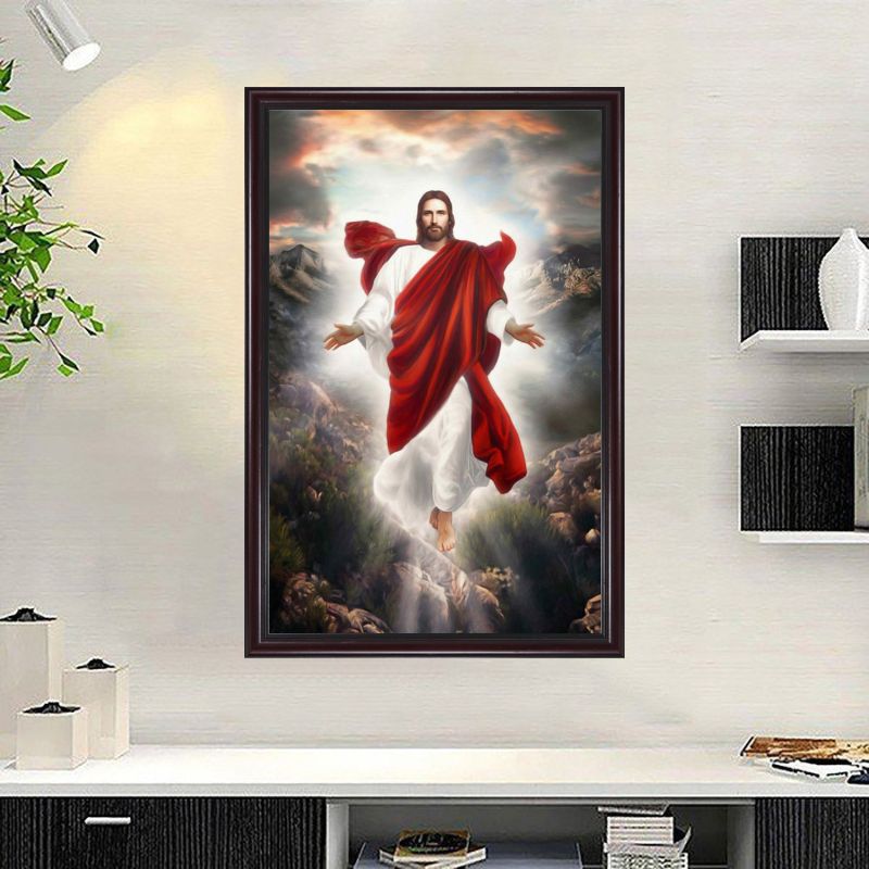 Tranh Canvas Chúa Phục Sinh Đóng Khung Cao Cấp