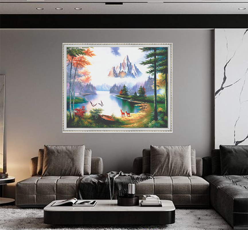 Tranh Canvas Phong Cảnh Đóng Khung Cao Cấp 06