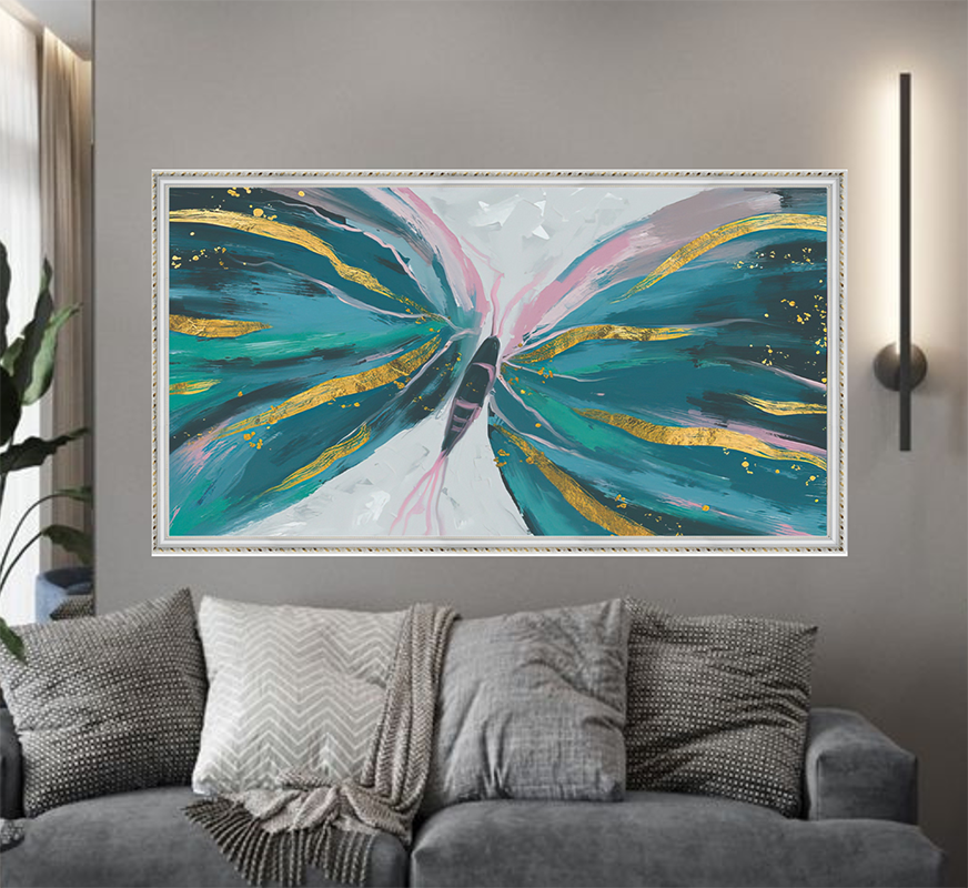 Tranh Canvas Trừu Tượng Đóng Khung Cao Cấp 05