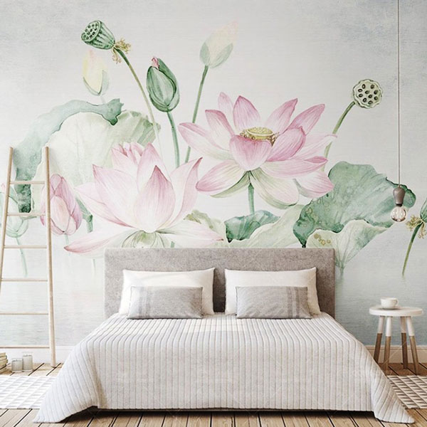 Tranh Dán Tường Những Đóa Sen