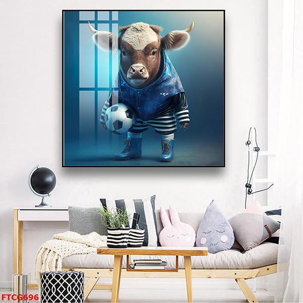 Tranh Treo Tường 12 Con Giáp Và Bóng Đá