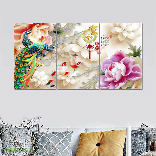 Tranh Treo Tường Chim Công 11