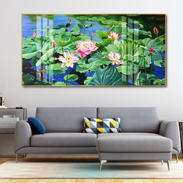 Tranh Treo Tường Hồ Sen 3D