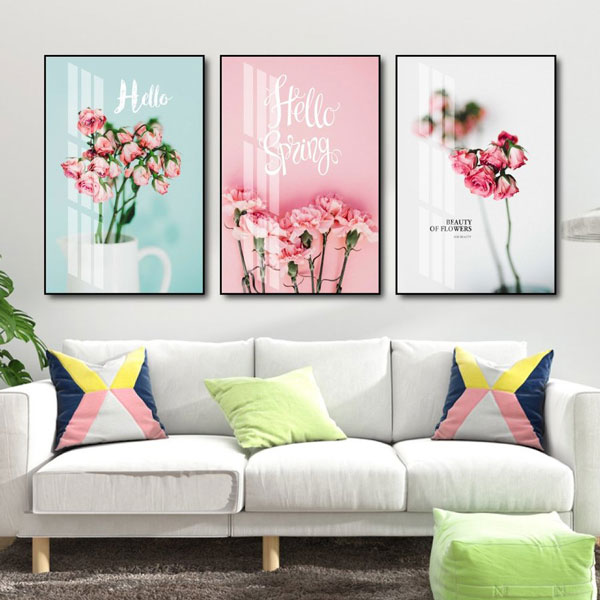 Tranh Treo Tường Hoa Hồng Hello Spring