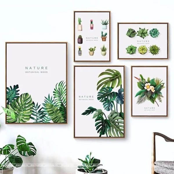 Tranh Treo Tường Lá Xanh 2