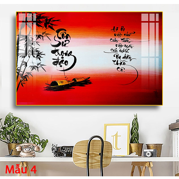 Tranh Treo Tường Mừng Ngày Nhà Giáo Việt Nam 20/11 - Chữ Thư Pháp Công Ơn Thầy Cô