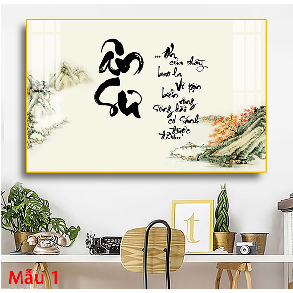 Tranh Treo Tường Mừng Ngày Nhà Giáo Việt Nam 20/11 - Chữ Thư Pháp Công Ơn Thầy Cô