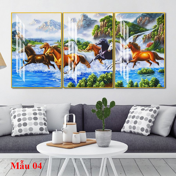 Tranh Treo Tường Mừng Tân Gia, Khai Trương Mã Đáo Thành Công