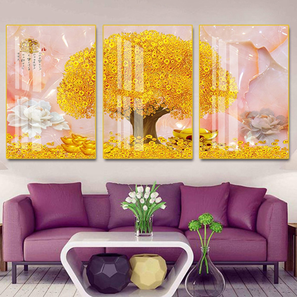 Tranh Treo Tường Ngày Tết Cây Tài Lộc