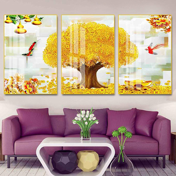 Tranh Treo Tường Ngày Tết Cây Tài Lộc