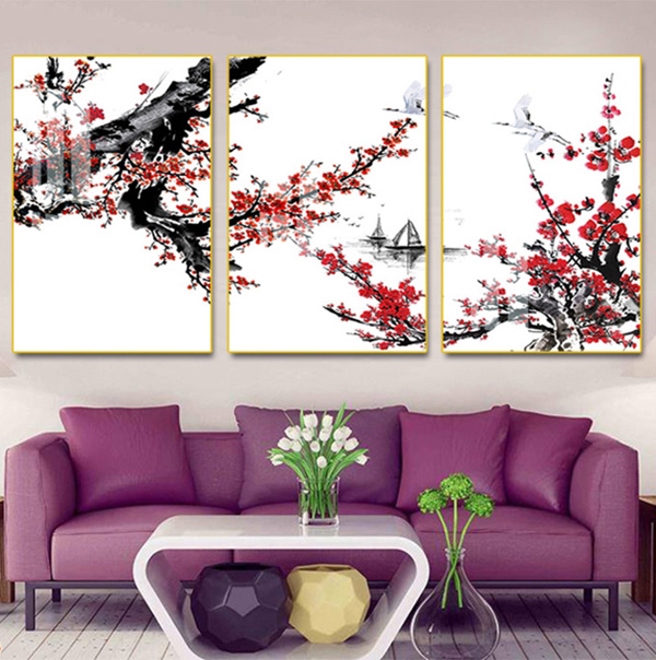 Tranh Treo Tường Ngày Tết Hoa Anh Đào