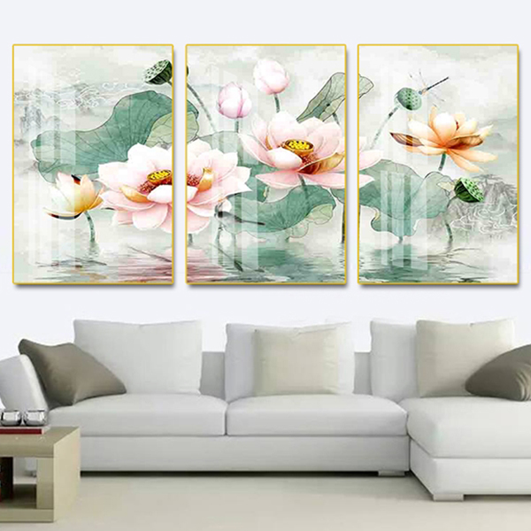 Tranh Treo Tường Ngày Tết Hoa Sen