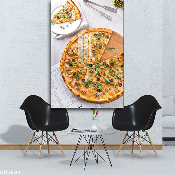 Tranh Treo Tường Pizza Nghệ Thuật