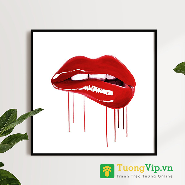 Tranh Pop Art treo tường - Tranh phong cách Pop Art Lips