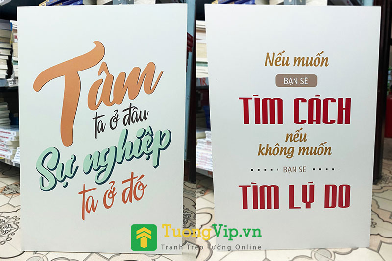 Tranh Treo Tường Slogan