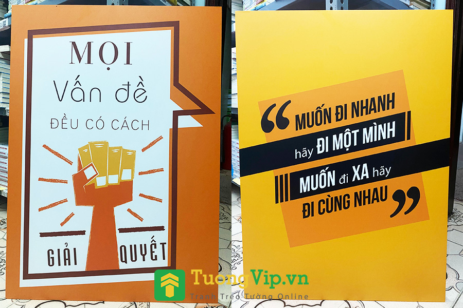 Tranh Treo Tường Slogan