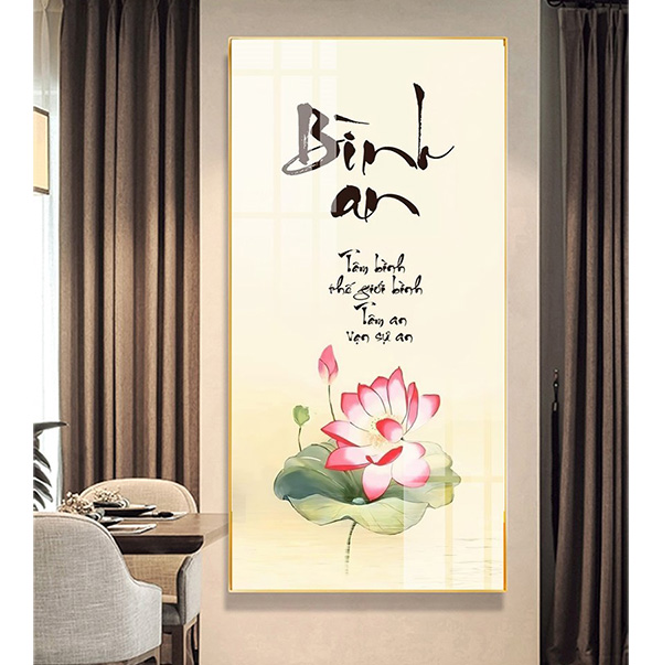 Tranh Treo Tường Thư Pháp Bình An