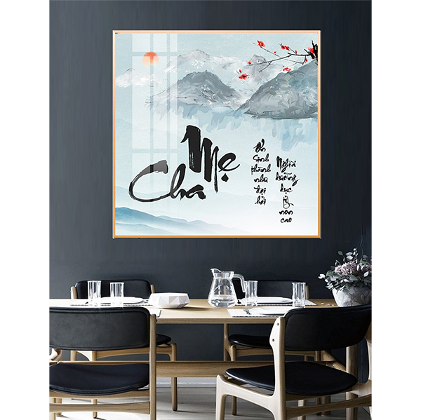 Tranh Treo Tường Thư Pháp Cha Mẹ 03
