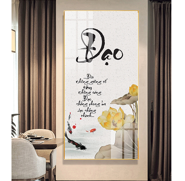 Tranh Treo Tường Thư Pháp Chữ Đạo