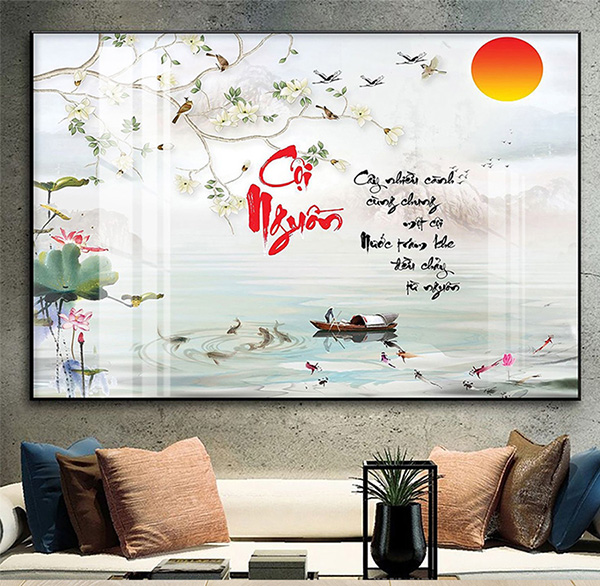 Tranh Treo Tường Thư Pháp Cội Nguồn 01