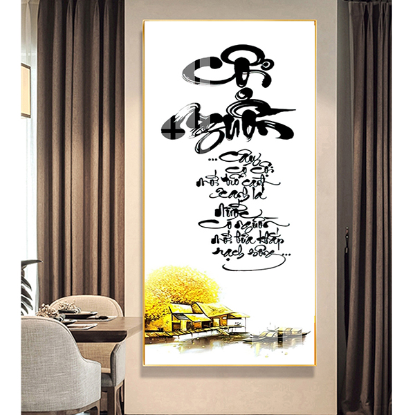 Tranh Treo Tường Thư Pháp Cội Nguồn