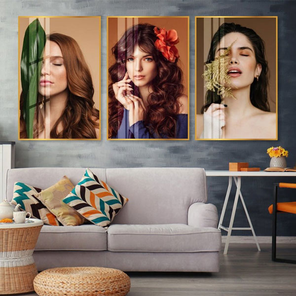 Tranh Treo Tường Tóc Nghệ Thuật 3